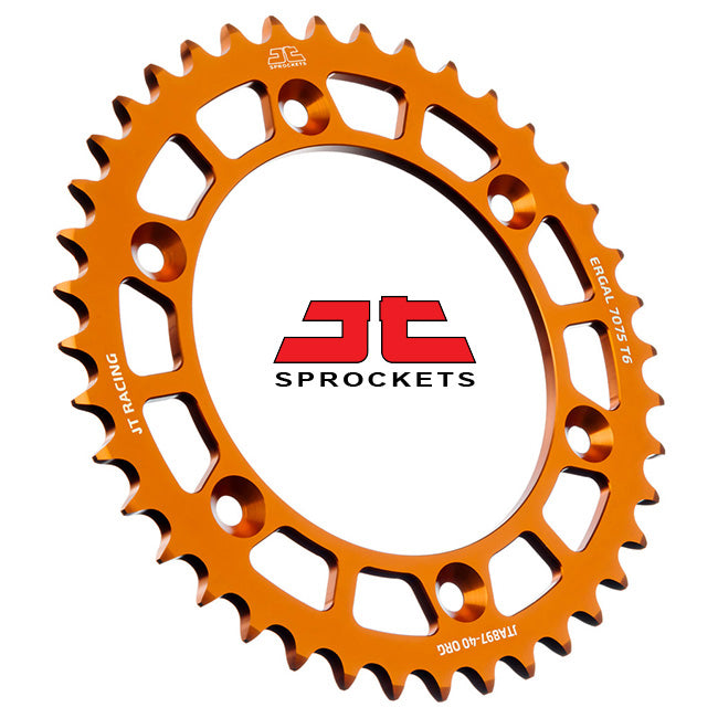 Load image into Gallery viewer, JT Sprocket Rear Alloy Orange
