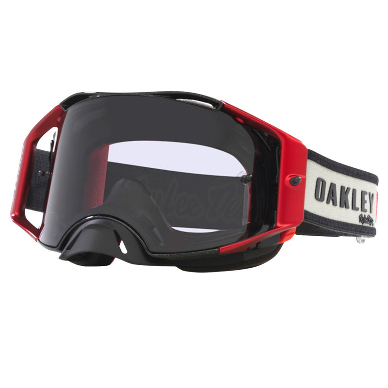 Load image into Gallery viewer, AirBrake MX Goggle TLD Grey Blocks w/ Light Grey Lens
