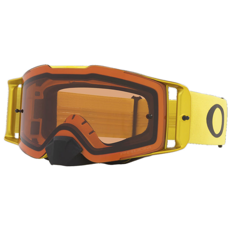 Load image into Gallery viewer, Front Line MX Goggle Moto Yellow w PRIZM Bronze Oa
