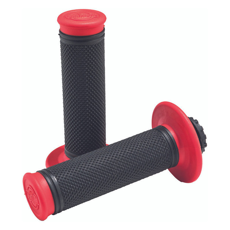 Load image into Gallery viewer, Pro Series Lock On Grips Full Diamond - Red Black
