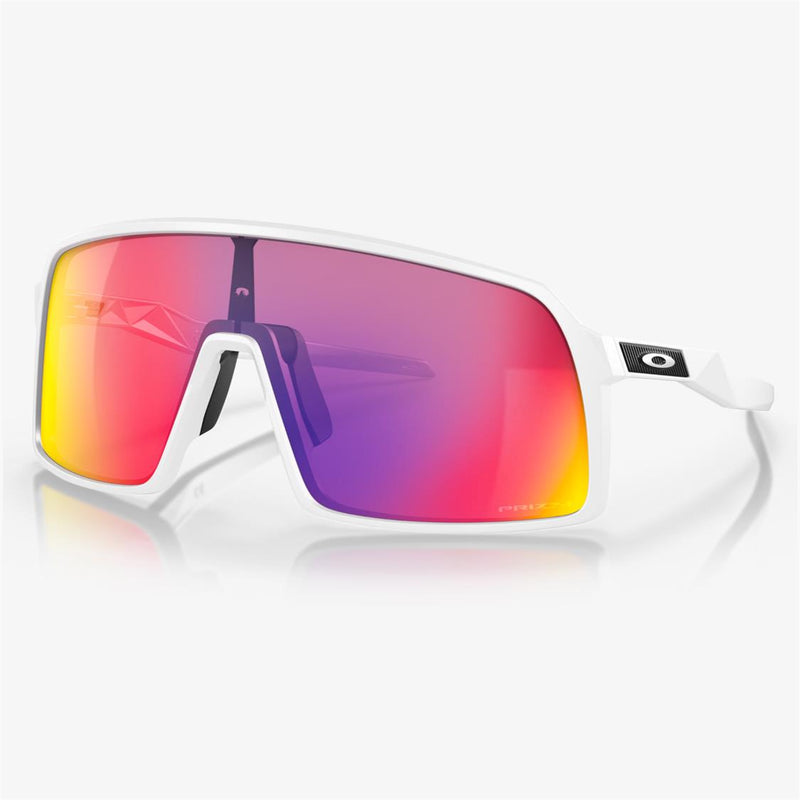 Load image into Gallery viewer, 0OO9406-0637 Oakley Sutro Sunglasses Matte White Frame with PRIZM Road Lens
