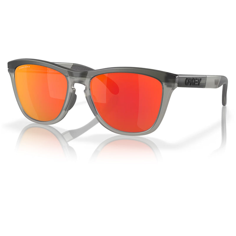 Load image into Gallery viewer, 0OO9284-0155 Oakley Frogskins Range Sunglasses Matte Grey Smoke Frame with PRIZM Ruby Lens
