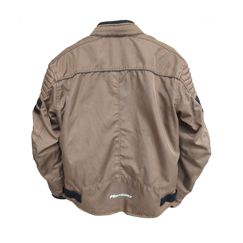 Load image into Gallery viewer, MOTODRY Clubman Jacket Vintage Brown - Back
