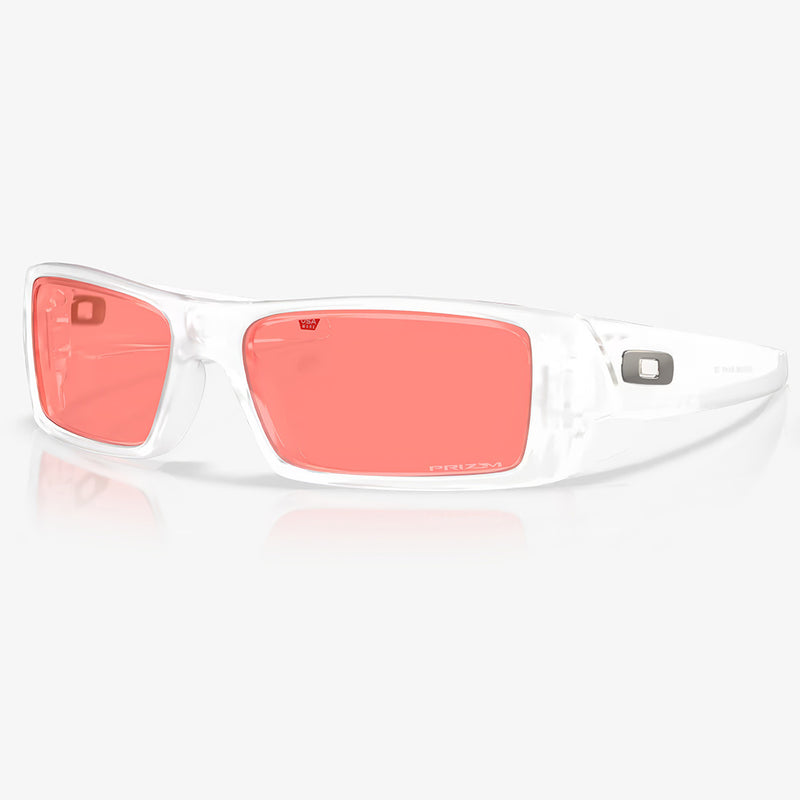 Load image into Gallery viewer, 0OO9014-C960 Oakley Gascan Sunglasses Matte Clear frame with PRIZM Peach Lenses
