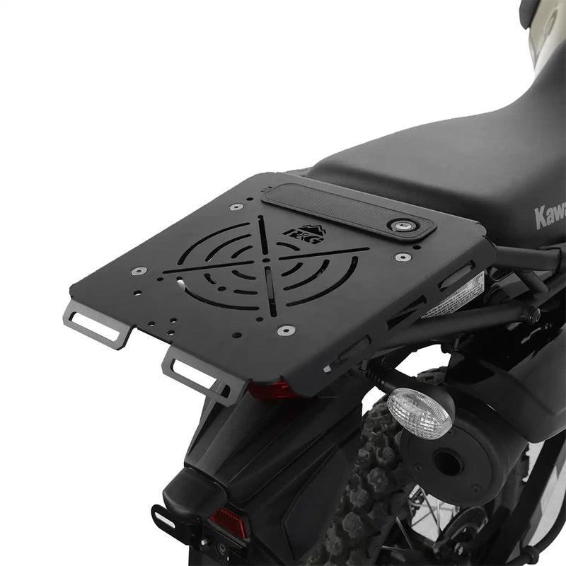 Load image into Gallery viewer, R&amp;G Rack Plate for Kawasaki KLR 650 22- Black
