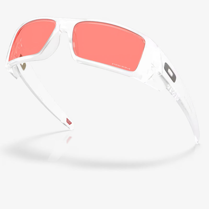 Load image into Gallery viewer, 0OO9014-C960 Oakley Gascan Sunglasses Matte Clear frame with PRIZM Peach Lenses
