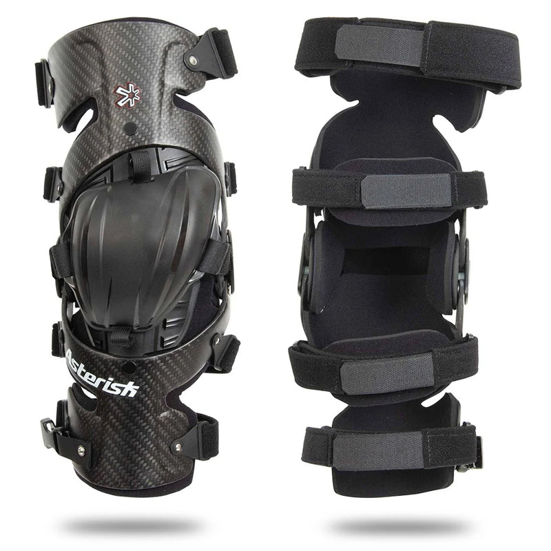Load image into Gallery viewer, Asterisk Carbon Cell 1.0 Knee Braces - pair
