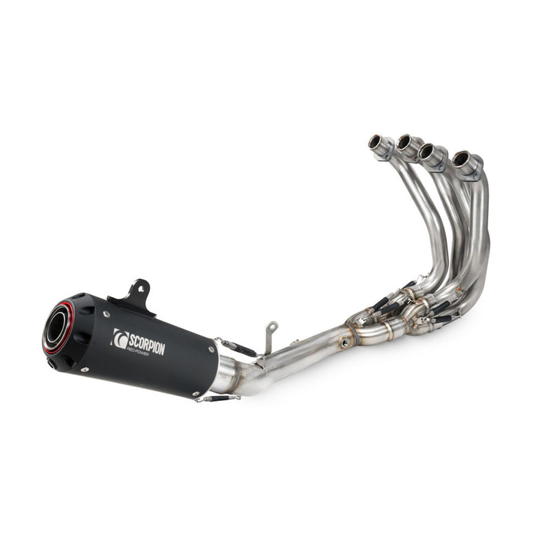 Load image into Gallery viewer, Kawasaki ZX4RR 23- Red Power Full Sys Black Ceramic
