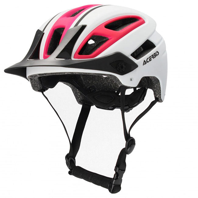 Load image into Gallery viewer, ACERBIS DoubleP MTB Helmet White Purple
