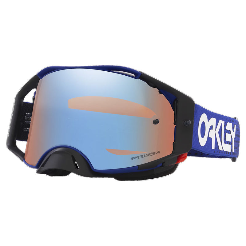 Load image into Gallery viewer, AirBrake MX Moto Blue B1B w/ PRIZM Sapphire lens

