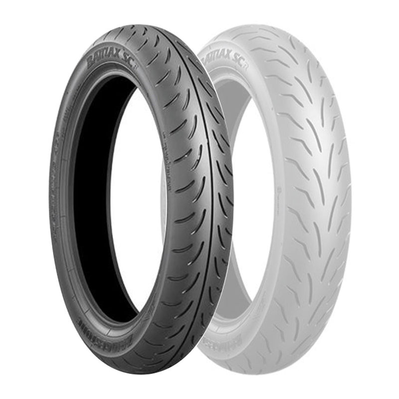 Load image into Gallery viewer, Bridgestone SC1 110/70-12 Front Scooter Tubeless Tyre
