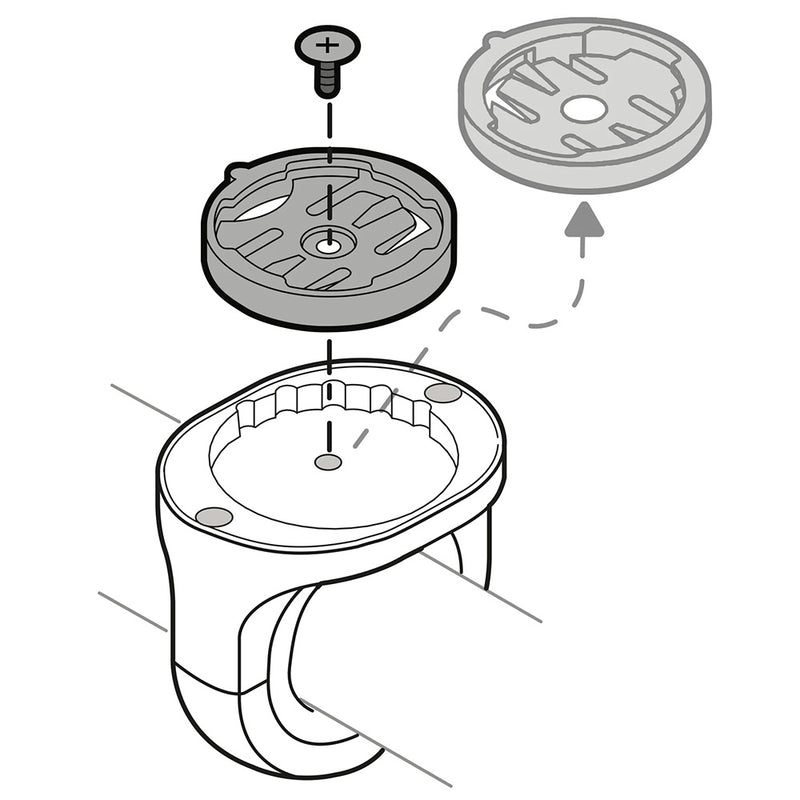 Load image into Gallery viewer, Beeline Moto II to Moto I Mount Insert Adapter
