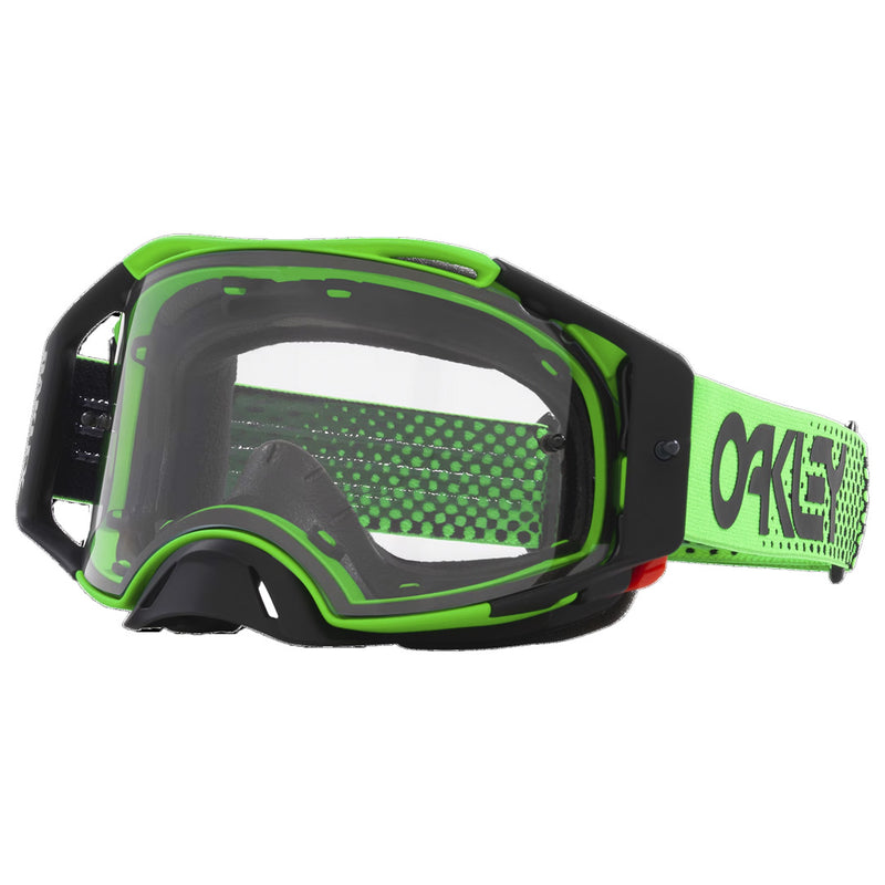 Load image into Gallery viewer, AirBrake MX Goggle Moto Green B1B w Clear Lens Oak
