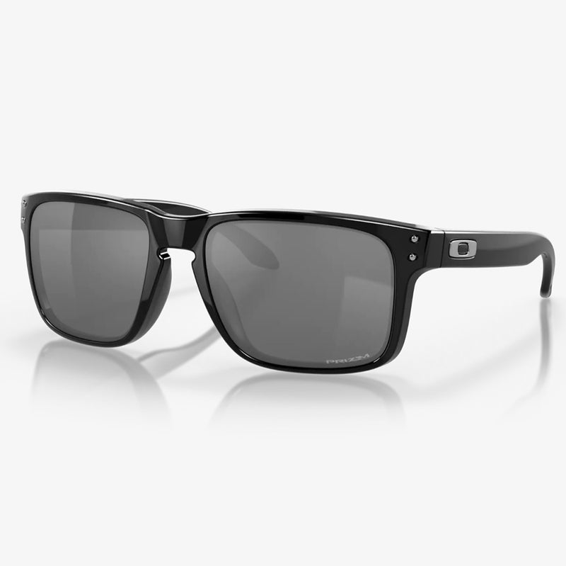 Load image into Gallery viewer, 0OO9102-E155 Oakley Holbrook Sunglasses Polished Black Frame with PRIZM Black Lens
