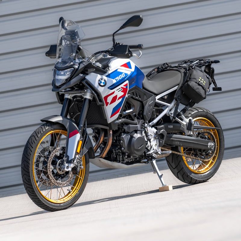 Load image into Gallery viewer, Bike fitted with the Kreiga OS-BASE and OS-Adventure Packs
