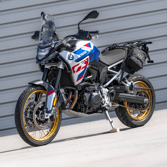 Bike fitted with the Kreiga OS-BASE and OS-Adventure Packs