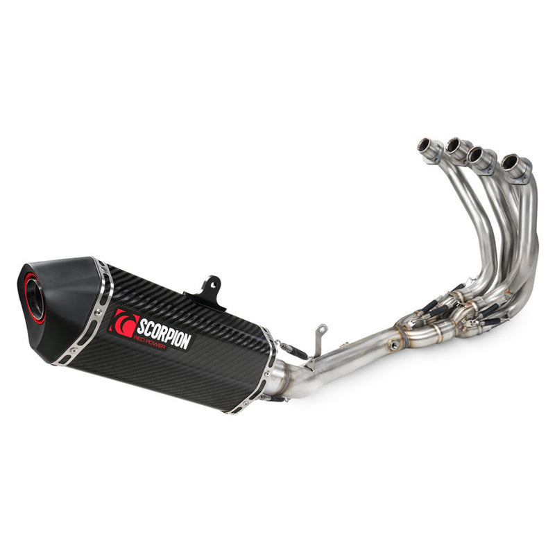 Load image into Gallery viewer, Kawasaki ZX4RR 23- Serket Parrallel Full Sys Carbon Fibre
