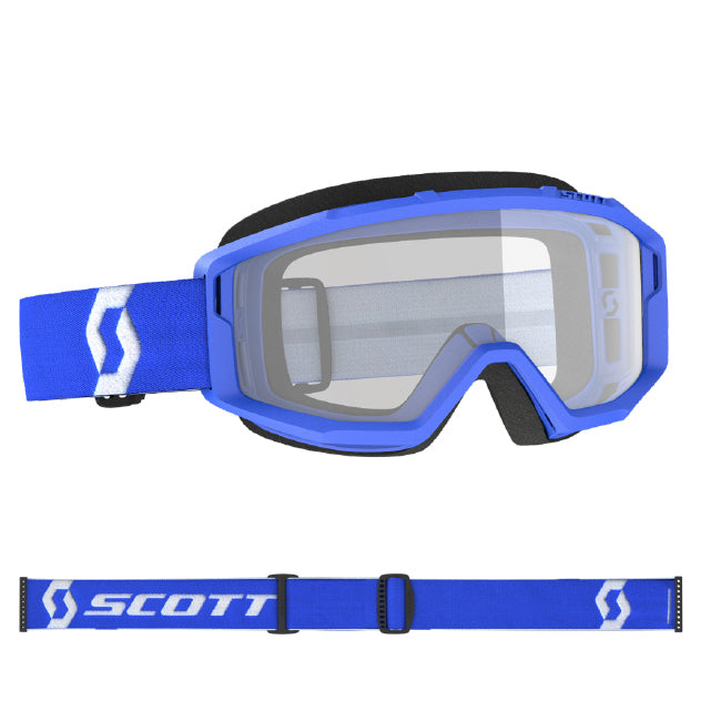 Load image into Gallery viewer, Scott Primal Goggle Blue with Clear Lens
