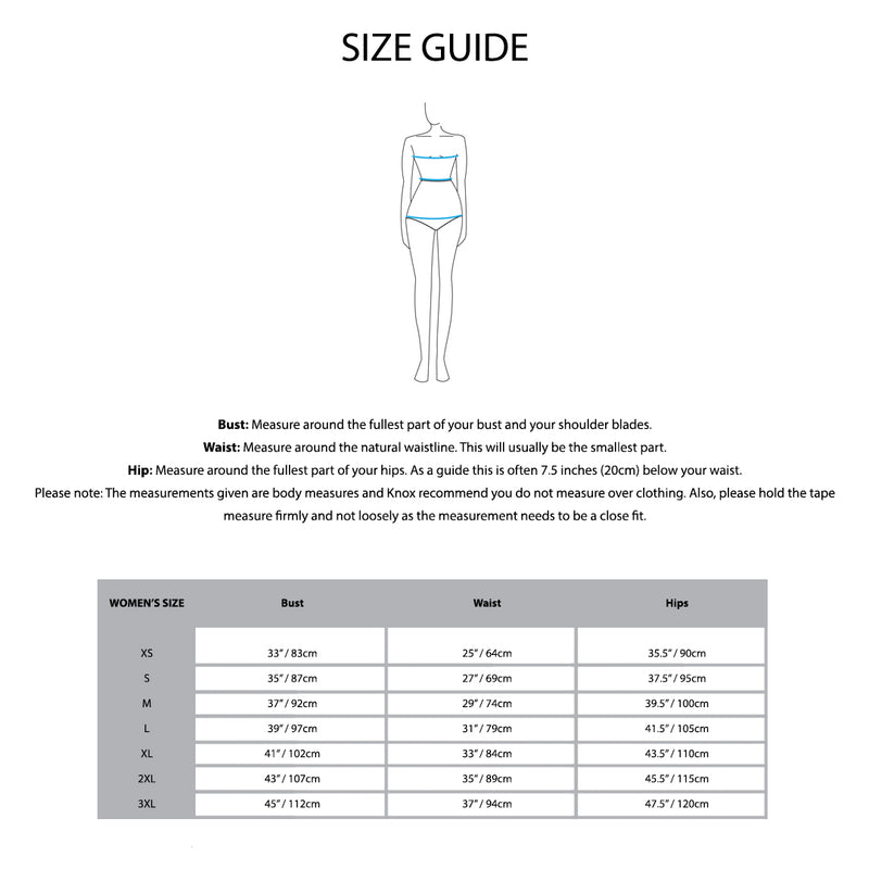 Load image into Gallery viewer, KNOX Size Chart - Womens Jackets

