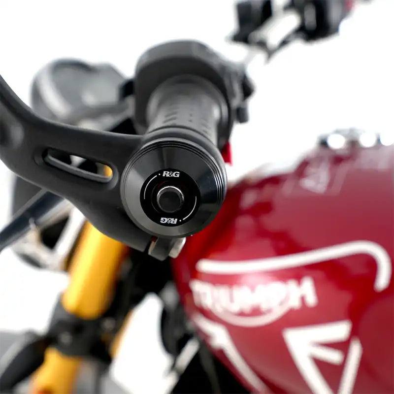 Load image into Gallery viewer, Bar End Sliders for Triumph Speed 400 24- Royal Enfield Meteor 350 24- R&amp;G

