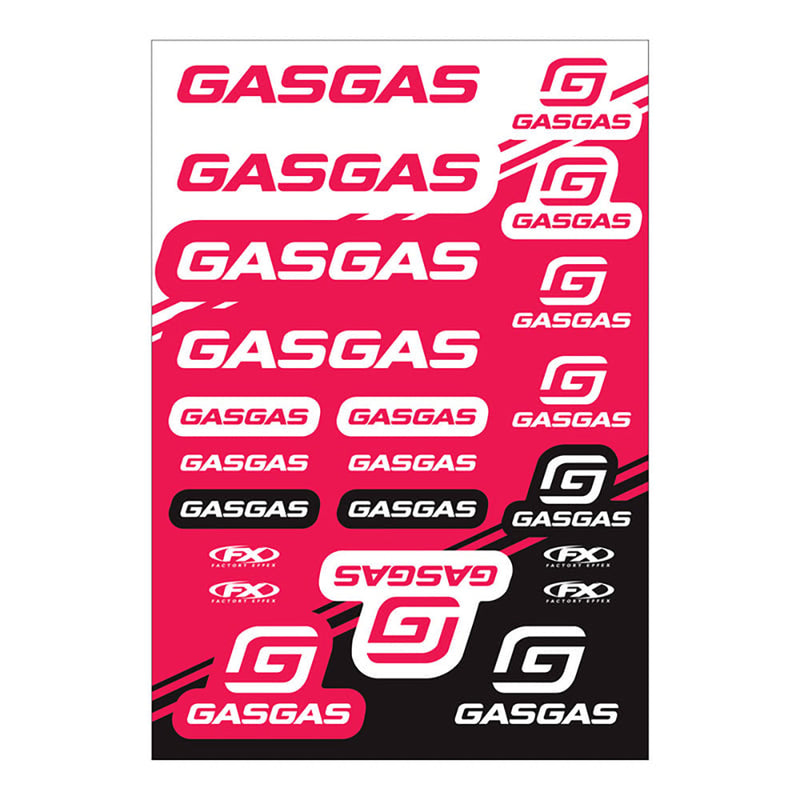Load image into Gallery viewer, GasGas Racing Sticker Sheet
