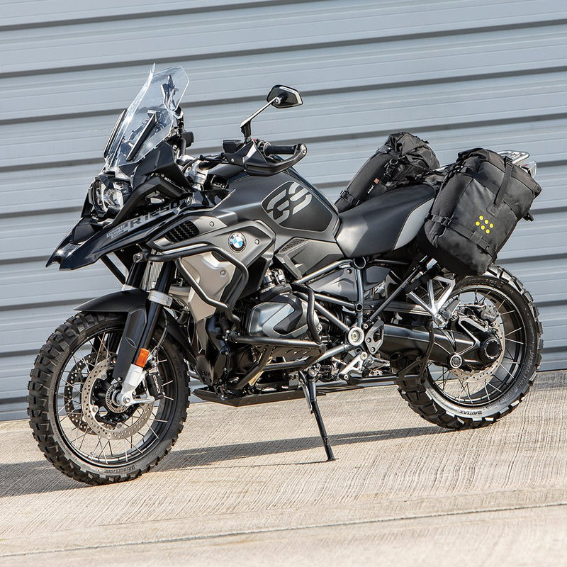 Load image into Gallery viewer, Bike fitted with the Kreiga OS-BASE and OS-Adventure Packs
