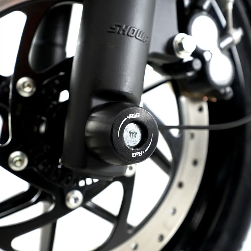 Load image into Gallery viewer, Black Royal Enfield Himalayan 450 Fork Protectors
