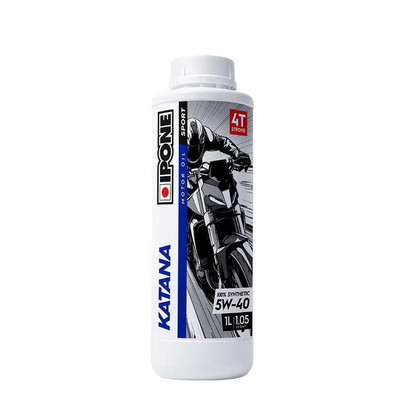 Load image into Gallery viewer, IPONE Katana - 100% Synthetic 4T Oil - 5W-40 1L
