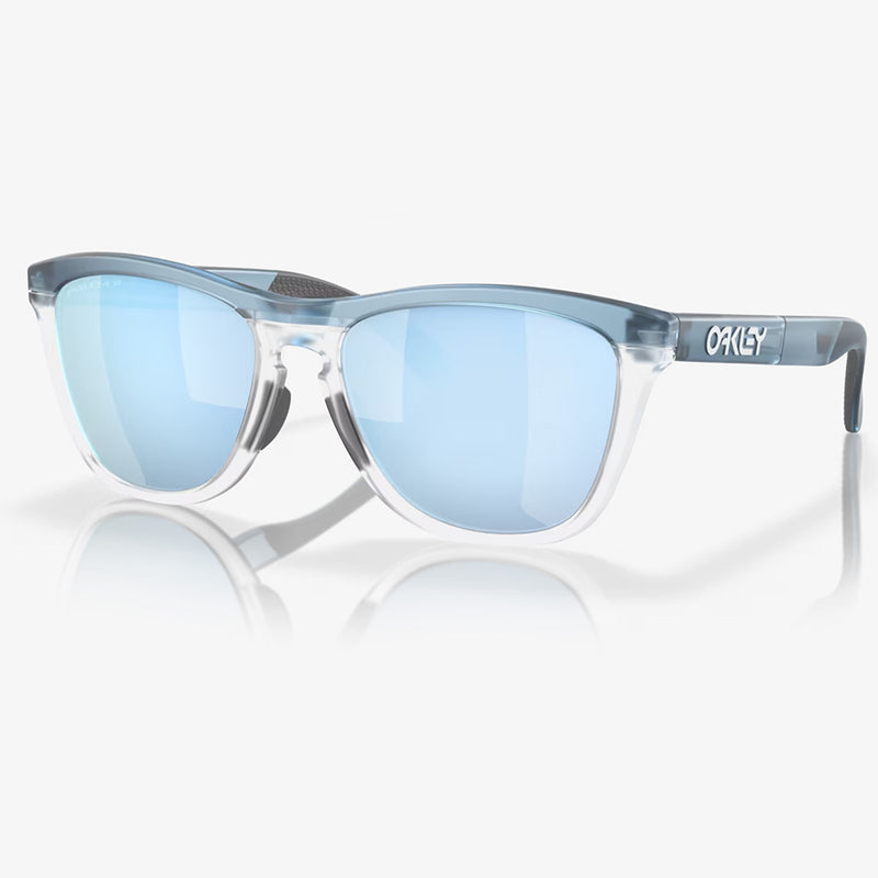 Load image into Gallery viewer, 0OO9284A-0955 Frogskins Range (LBF) Sunglasses Matte Stonewash Frame with PRIZM Deep Water Polarized Lens
