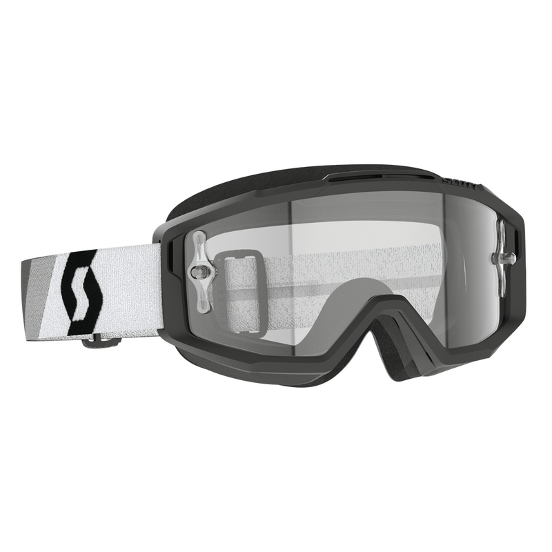Load image into Gallery viewer, Split OTG Goggle Premium Black/White Clear Works Lens
