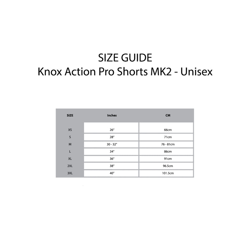 Load image into Gallery viewer, KNOX Size Chart Action Pro Shorts - Unisex
