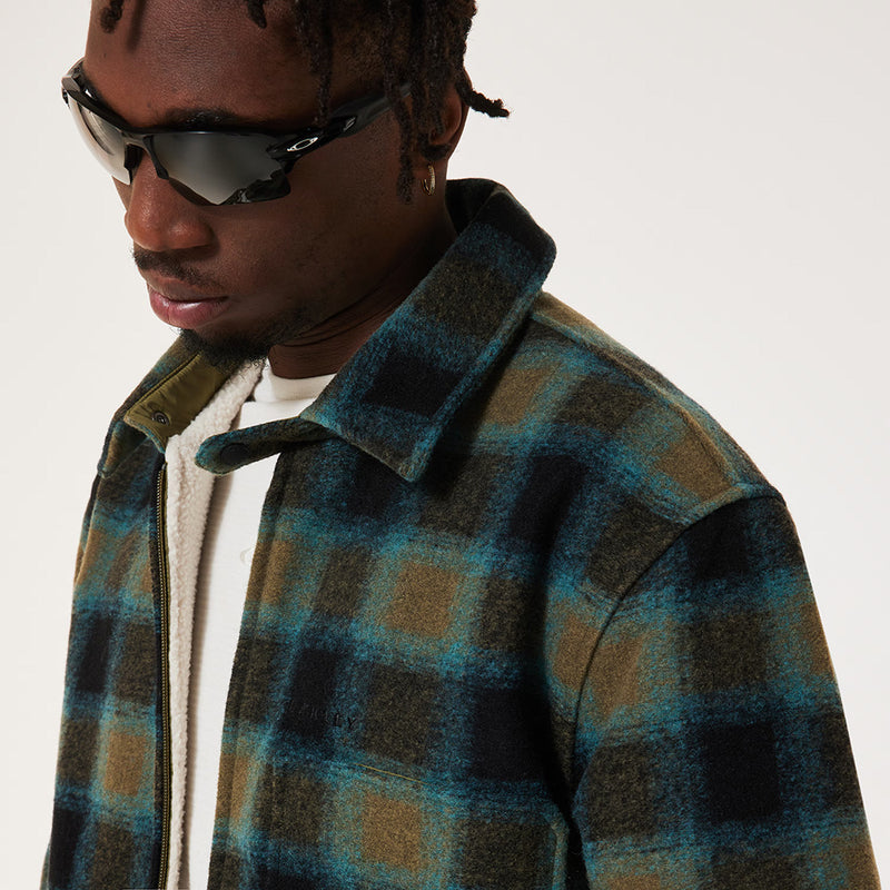 Load image into Gallery viewer, OAKLEY Off-Slope Overshirt  - Army Green Check
