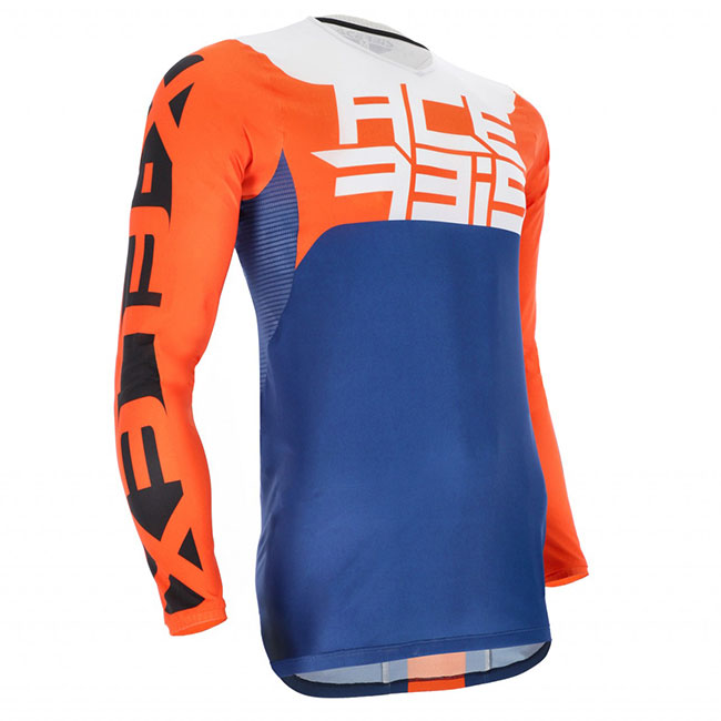 Load image into Gallery viewer, ACERBIS JERSEY MX X-FLEX TWO BLUE ORANGE

