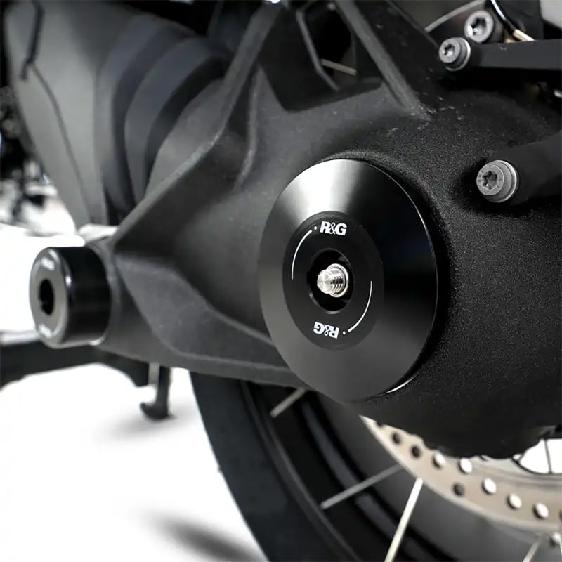 Load image into Gallery viewer, Spindle Blanking Plates for BMW R 1300 GS 23-- R 1300 GS Adventure 24- Black R&amp;G
