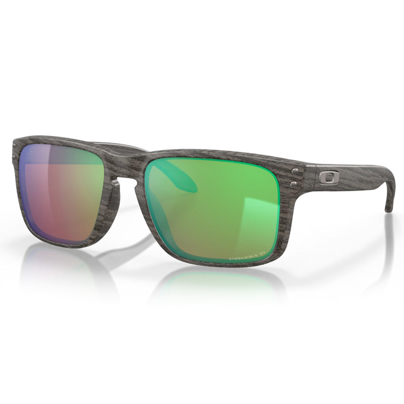 Load image into Gallery viewer, 0OO9102-J855 Oakley Holbrook Sunglasses Woodgrain Frame with PRIZM Shallow Water Polarized Lens
