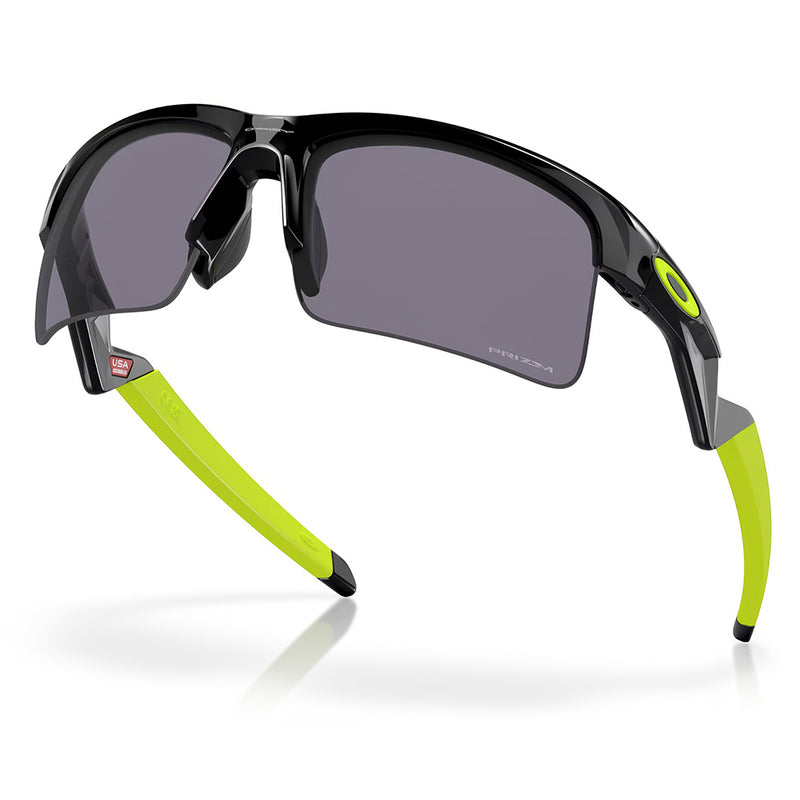 Load image into Gallery viewer, 0OJ9013-0162 Oakley Capacitor Sunglasses, Polished Black Frame with PRIZM Grey Lens
