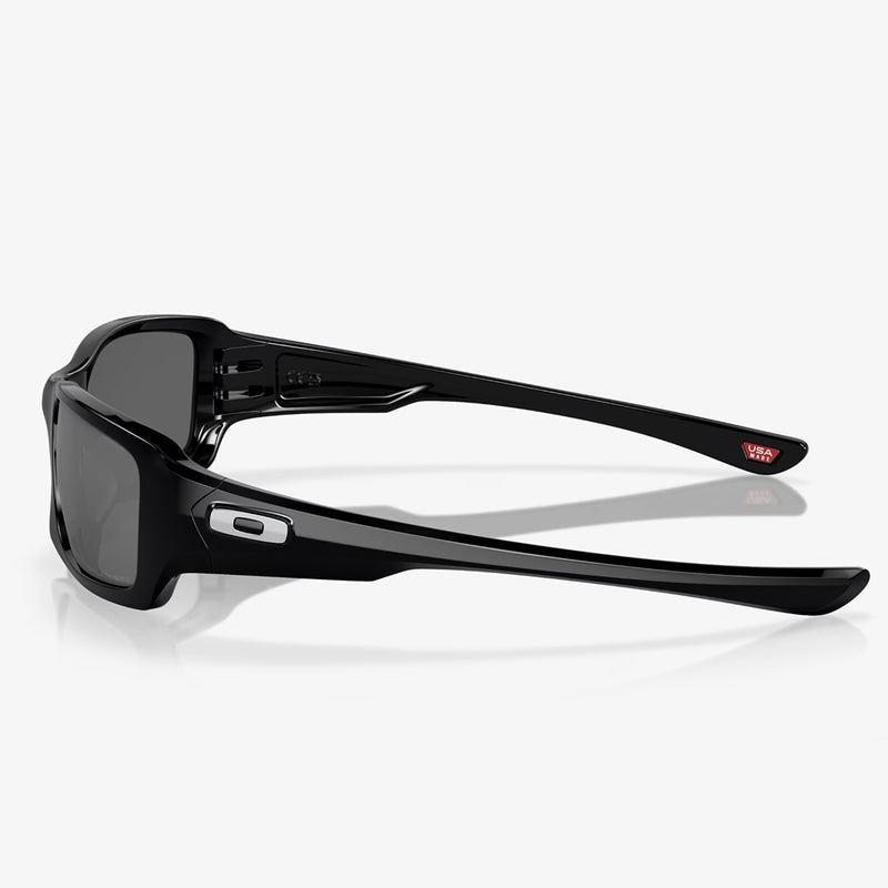 Load image into Gallery viewer, 0OO923892380454 Oakley Fives Squared Sunglasses Polished Black Frame w/ Grey Lens
