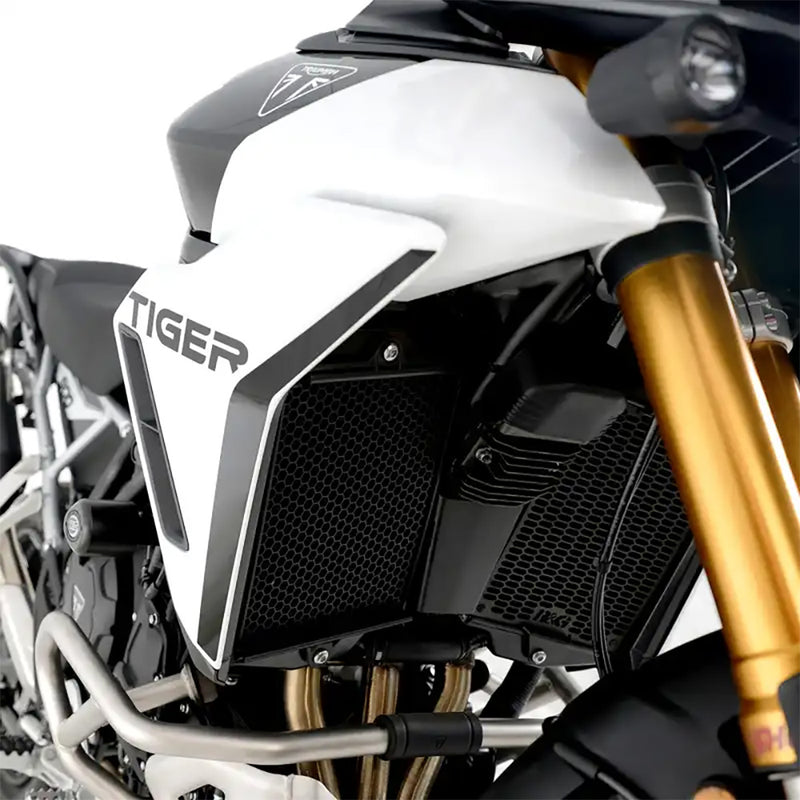 Load image into Gallery viewer, PRO Radiator Guard for Triumph Tiger 900(GT/GT PRO/RALLY/RALLY PRO) 20- 850 SPORT 21- Black R&amp;G
