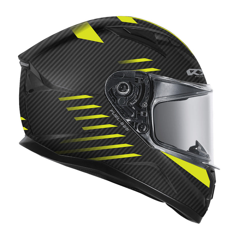 Load image into Gallery viewer, STREET 2 825 FUEL MATT CARBO BLACK FLURO
