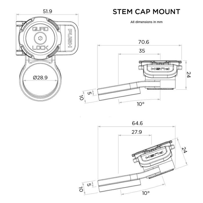 Load image into Gallery viewer, Stem Cap Mount
