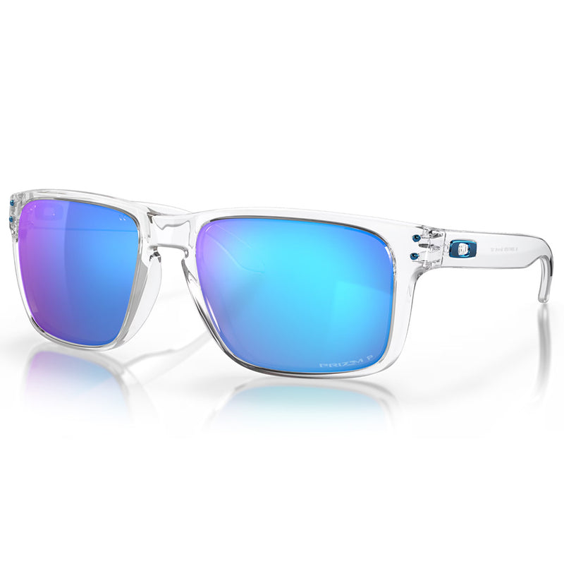 Load image into Gallery viewer, 0OO9417-0759 Holbrook XL Sunglasses Polished Clear Frame with PRIZM Sapphire Polarized Lens

