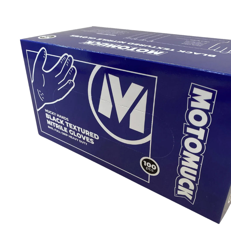 Load image into Gallery viewer, Motomuck Black Nitrile Gloves

