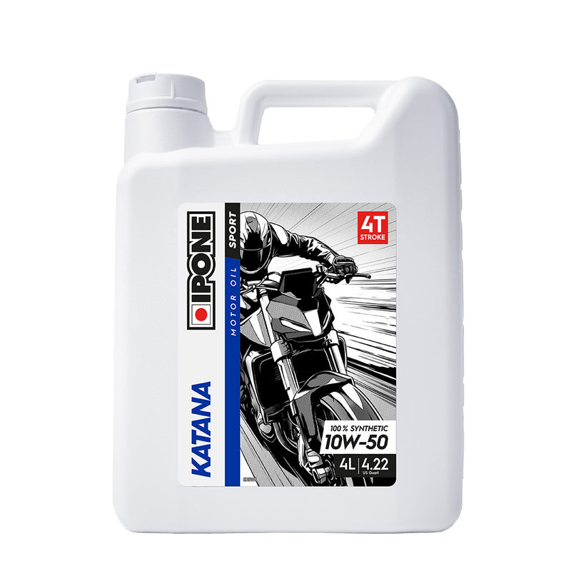 Load image into Gallery viewer, IPONE Katana - 100% Synthetic 4T Oil - 10W-50 4L
