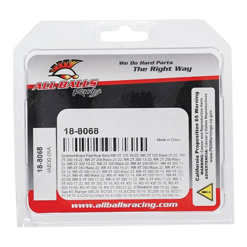 Load image into Gallery viewer, Sintered Brake Pad Rear 18-8068
