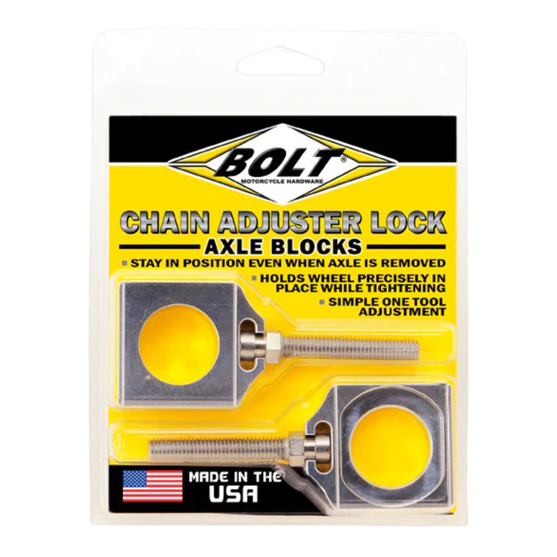 Load image into Gallery viewer, Bolt Raw Chain Adjuster Blocks Kawasaki (2 pack)
