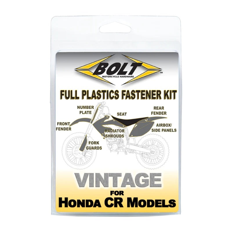 Load image into Gallery viewer, Bolt Body Work Fastener Kit Honda CR125 '91-'90 CR250 '90-'91
