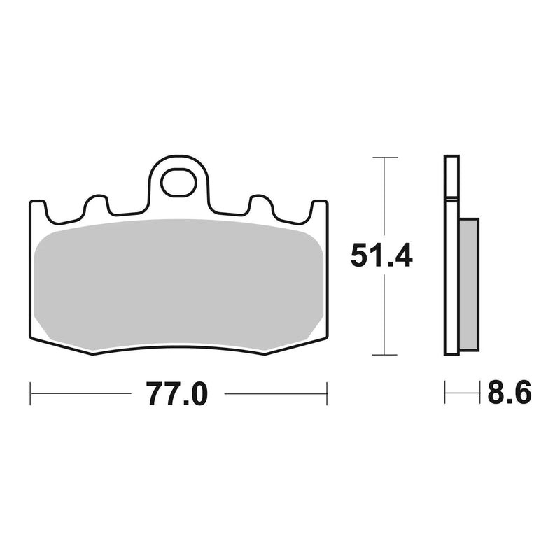 Load image into Gallery viewer, Brembo Prime Sinter Front Brake Pads 07BB26SA
