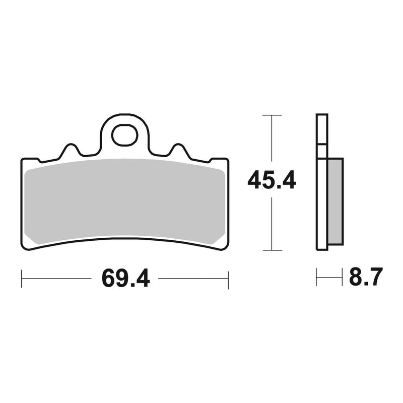Load image into Gallery viewer, Brembo Xtra Sinter Front Brake Pads 07GR18SR
