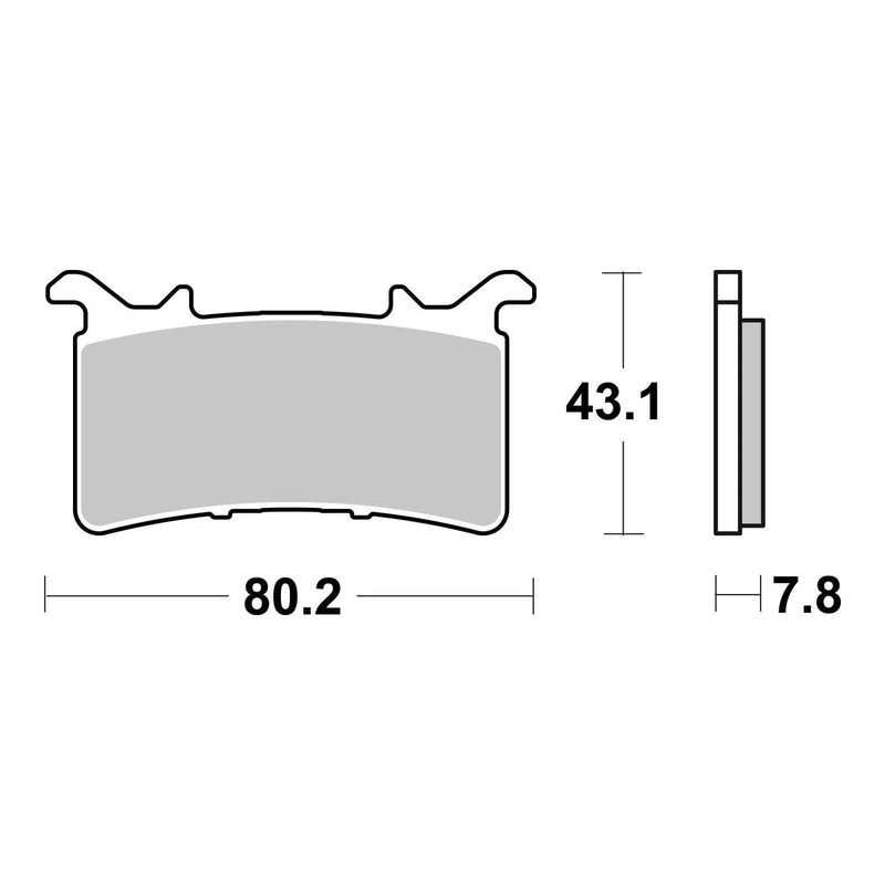 Load image into Gallery viewer, Brembo Prime Sinter Front Brake Pads 07GR99SA
