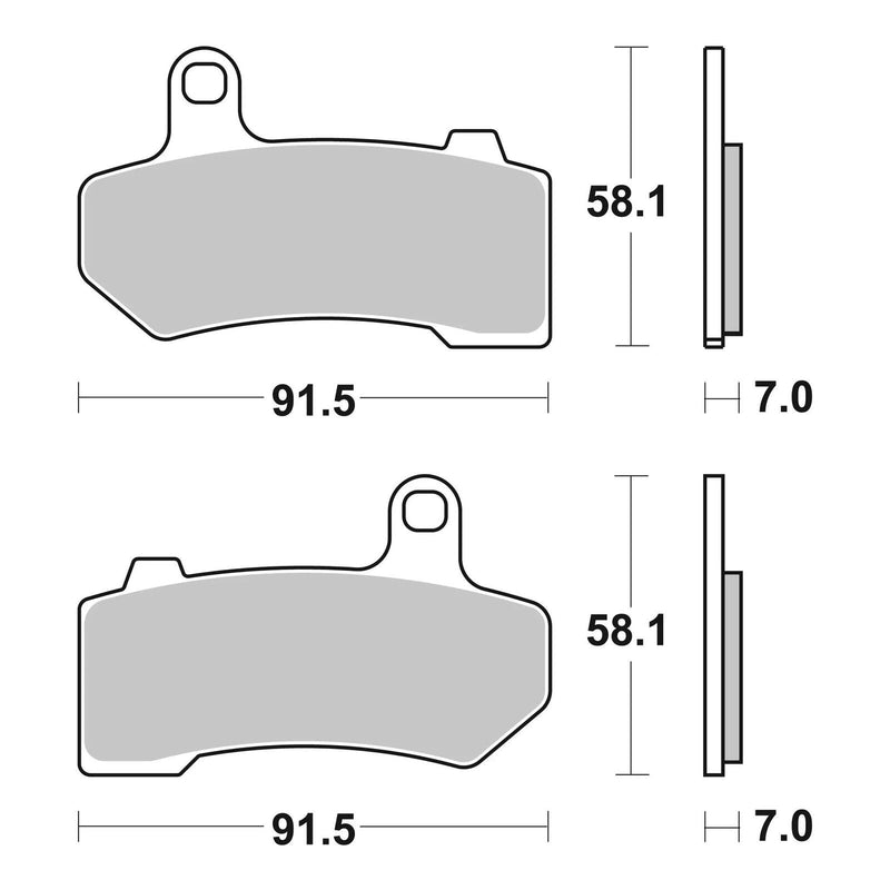 Load image into Gallery viewer, Brembo Prime Sinter Front Brake Pads 07HD17SA
